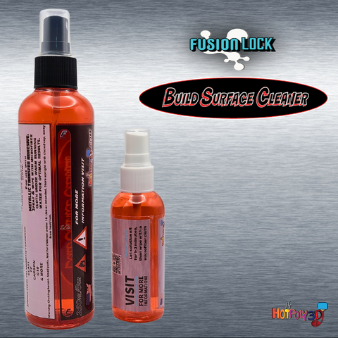 FusionLock Build Surface Cleaner 80ml Spray Bottle - Powerful Solvent Degreaser for 3D Printer Build Surfaces | Give Your Build Surface a Proper Refresh | Promotes Adhesion